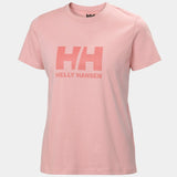 Explore Helly Hansen Women HH Logo T-shirt 3.0 - Pink Salt for trail, outdoor & lifestyle use | Liv Activ Singapore