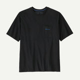 Explore Patagonia Men Boardshort Logo Pocket Responsibili-Tee® - Ink Black for trail, outdoor & lifestyle use | Liv Activ Singapore