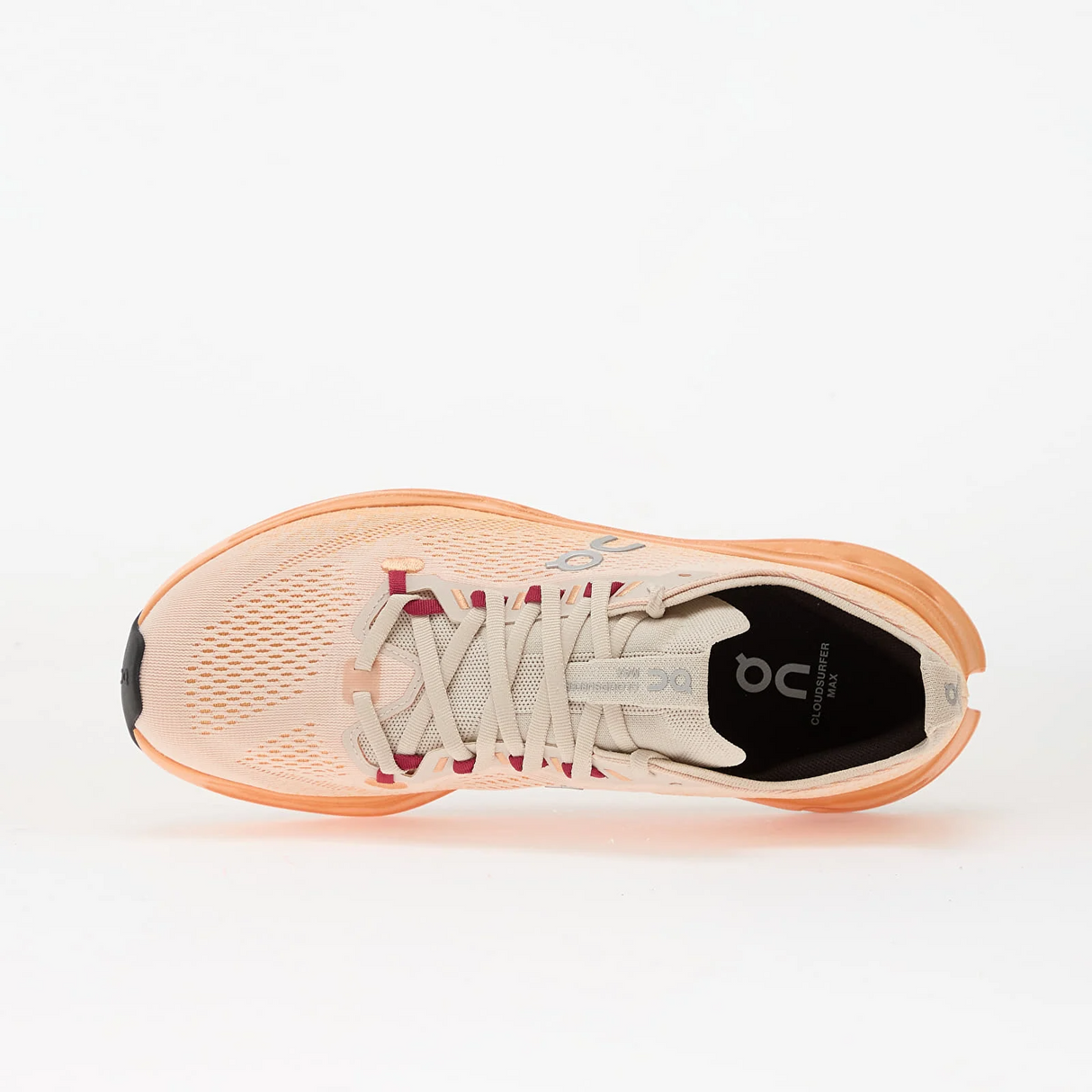 On Men Cloudsurfer Max - Pearl / Tangerine