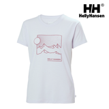 Explore Helly Hansen Women Skog Graphic T-Shirt - Even Light Purple for trail, outdoor & lifestyle use | Liv Activ Singapore