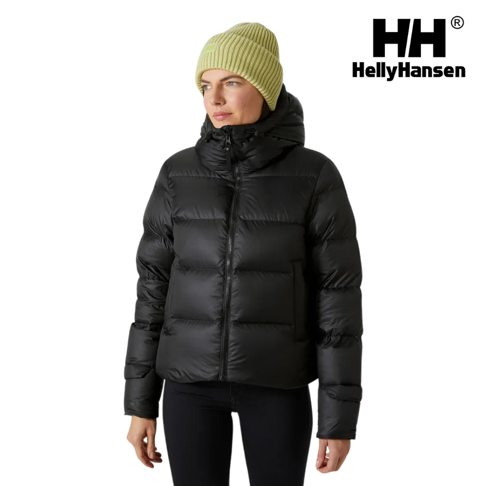 Black Helly Hansen Down Jackets Helly Hansen Verglas Hooded