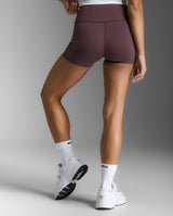 2XU Women Form Soft Touch Hi-Rise Compression Shorts - Raisin / Raisin