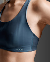 2XU Women Form Strappy Low Impact Low Bra - Dark Sage Glass Grad / Dark Sage