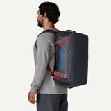 Explore Patagonia Black Hole® Duffel Bag 40L - Smolder Blue with Amanita Red for trail, outdoor & lifestyle use | Liv Activ Singapore