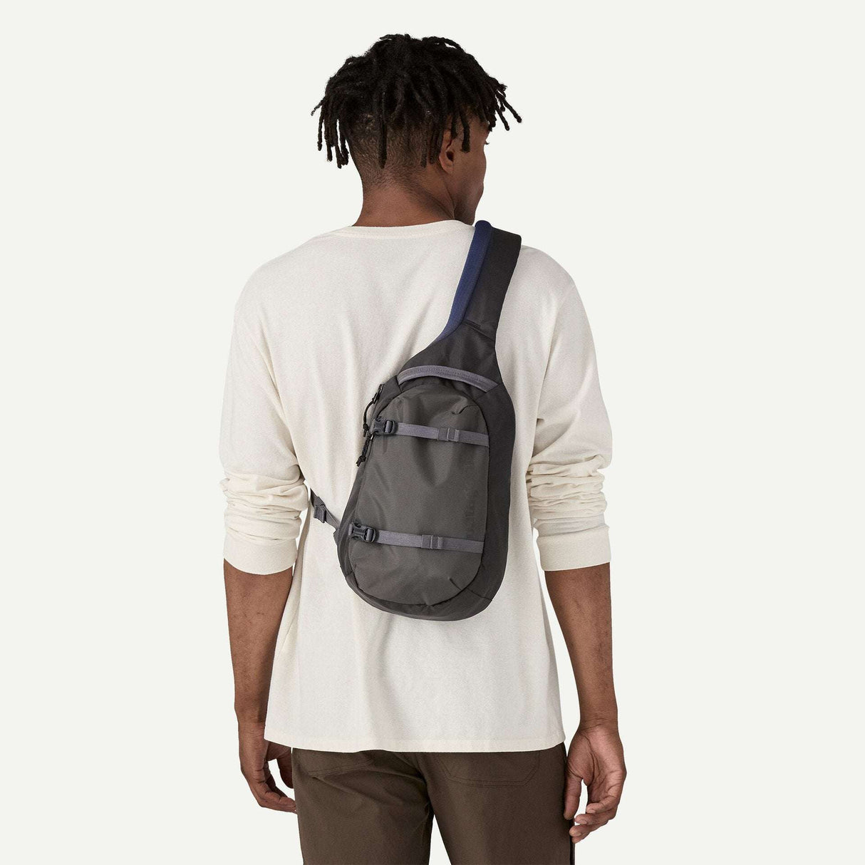 Explore Patagonia Atom Sling Bag 8L - Blue Sage for trail, outdoor & lifestyle use | Liv Activ Singapore