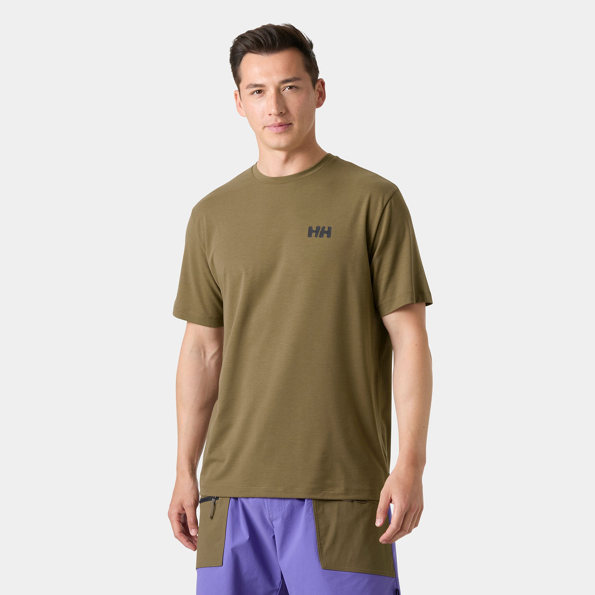 Explore Helly Hansen Men Skog Graphic T-Shirt - BedRock for trail, outdoor & lifestyle use | Liv Activ Singapore