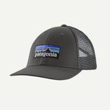 Explore Patagonia P-6 Logo LoPro Trucker Hat - Forge Grey for trail, outdoor & lifestyle use | Liv Activ Singapore