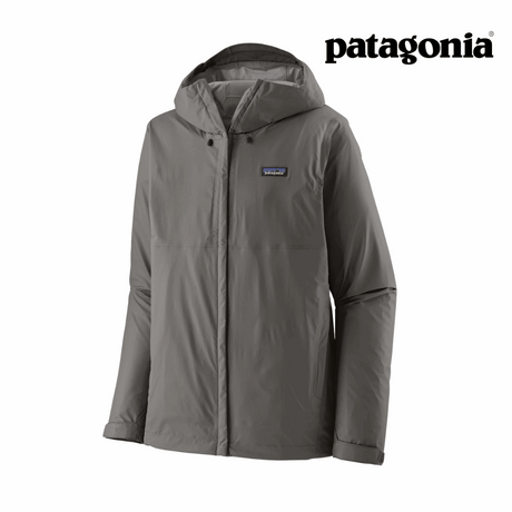 Explore Patagonia Men Torrentshell 3L Rain Jacket - Noble Grey for trail, outdoor & lifestyle use | Liv Activ Singapore