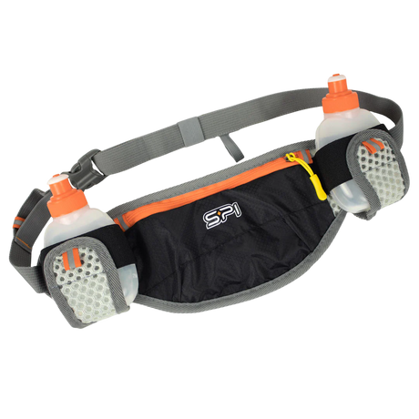 SPIbelt Hydration Pack - Black / Orange Zipper