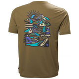 Explore Helly Hansen Men Skog Graphic T-Shirt - BedRock for trail, outdoor & lifestyle use | Liv Activ Singapore