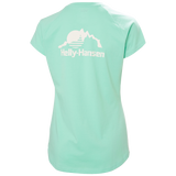 Helly Hansen Women Nord Graphic Drop T-Shirt - Lagoon