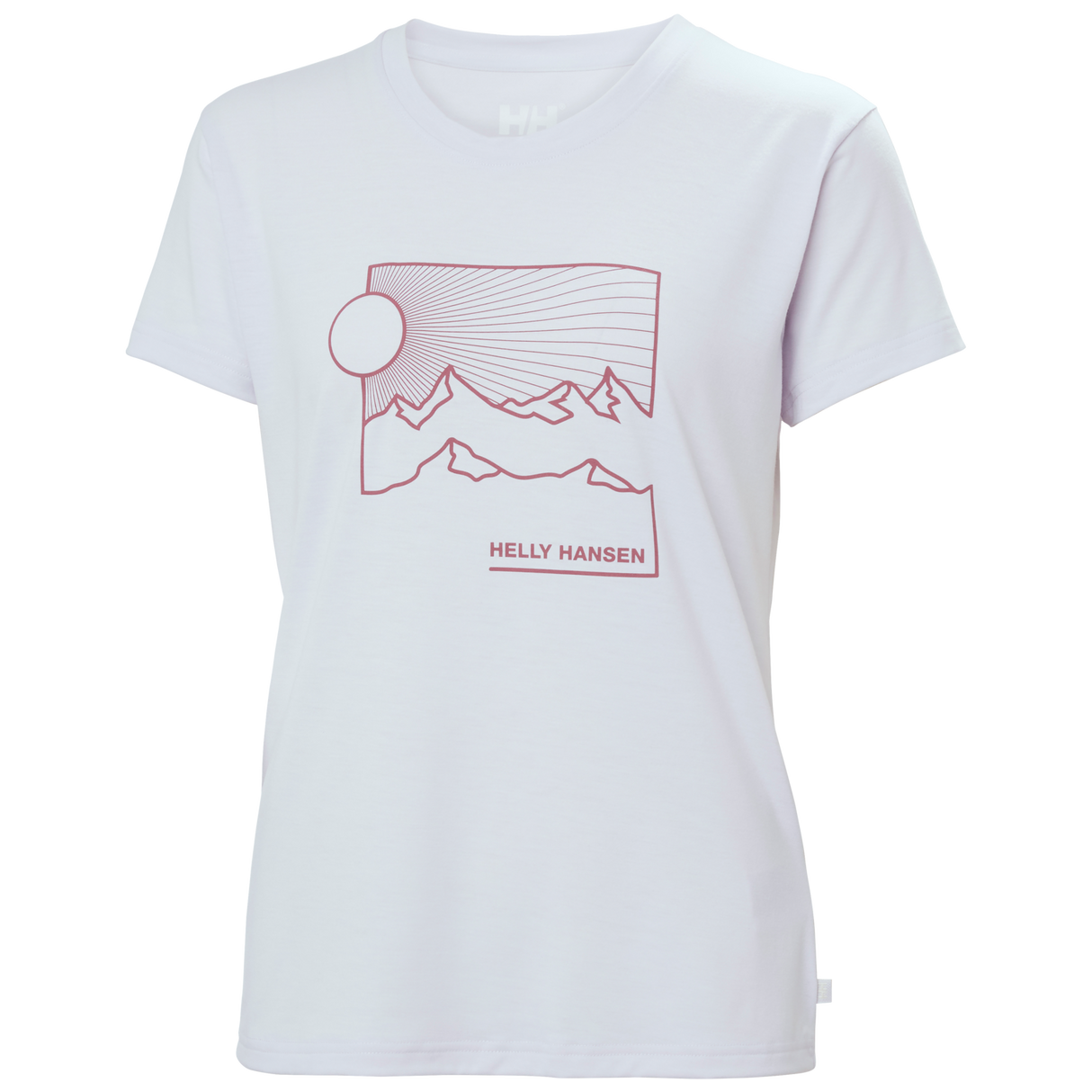 Explore Helly Hansen Women Skog Graphic T-Shirt - Even Light Purple for trail, outdoor & lifestyle use | Liv Activ Singapore