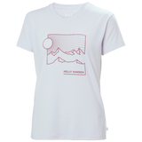 Explore Helly Hansen Women Skog Graphic T-Shirt - Even Light Purple for trail, outdoor & lifestyle use | Liv Activ Singapore