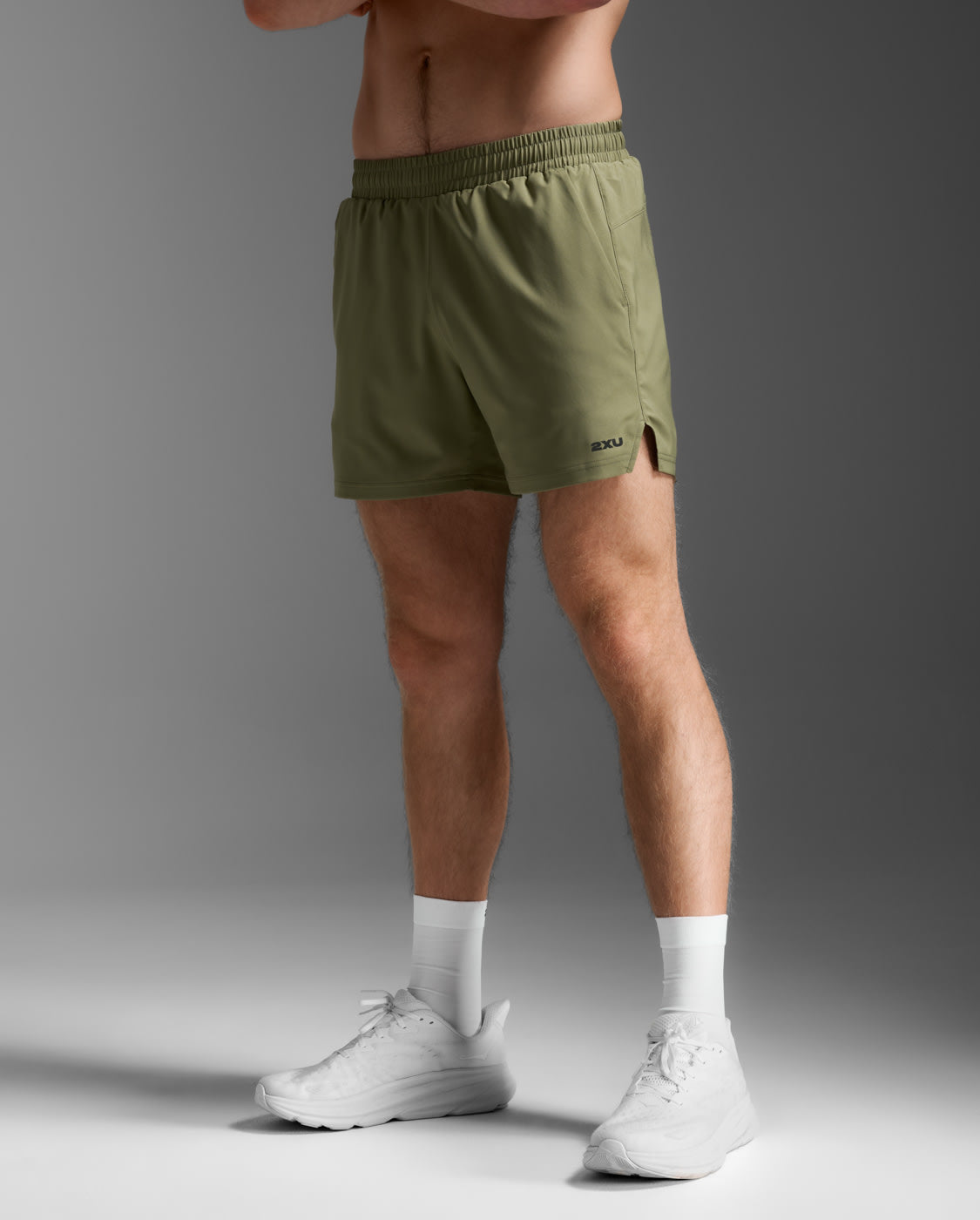 2XU Men Aero 5 Inch Shorts - Hunter / Black Reflective