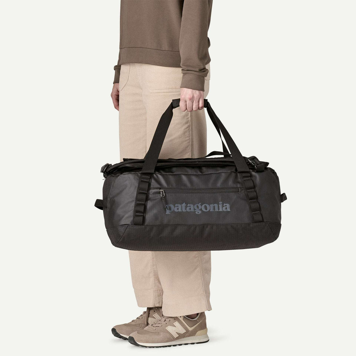 Explore Patagonia Black Hole® Duffel Bag 40L - Black with Black for trail, outdoor & lifestyle use | Liv Activ Singapore