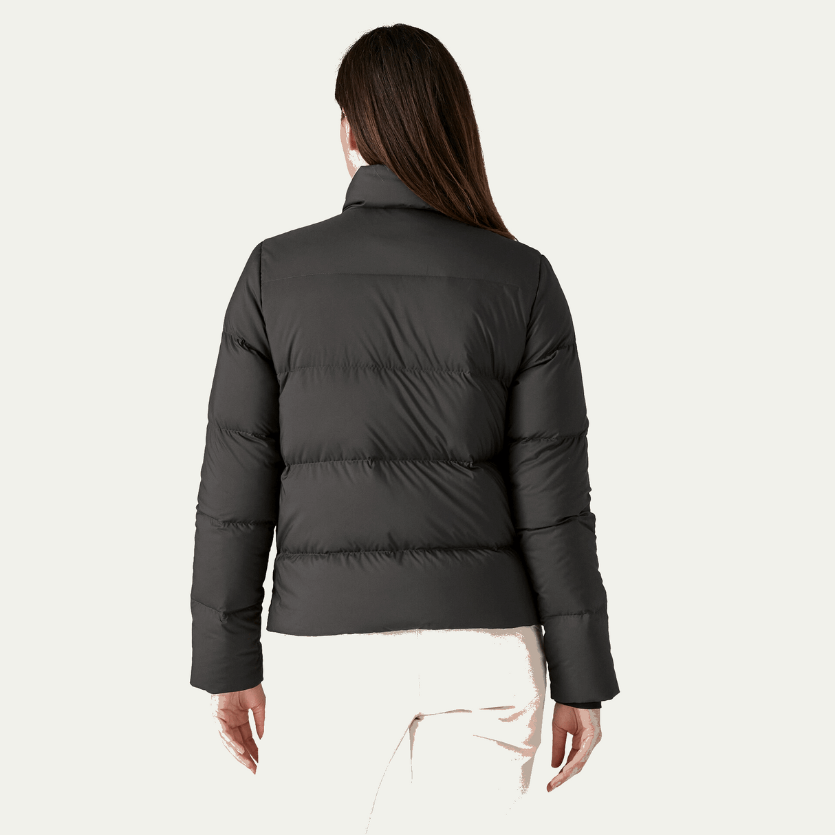 Explore Patagonia Women Silent Down Jacket - Black for trail, outdoor & lifestyle use | Liv Activ Singapore