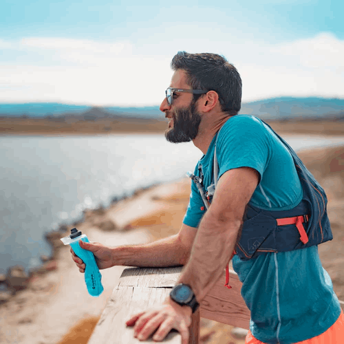 Explore HydraPak SoftFlask™ 250ml 2-Pack - Malibu Blue for trail, outdoor & lifestyle use | Liv Activ Singapore