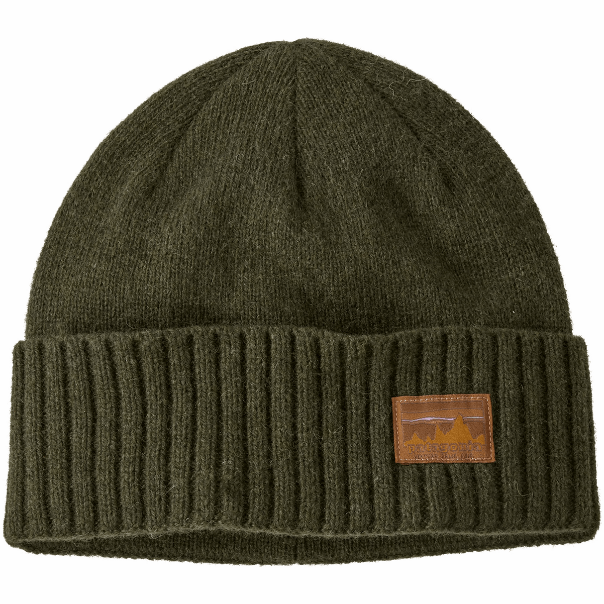 Explore Patagonia Unisex Brodeo Beanie - '73 Skyline: Pine Needle Green for trail, outdoor & lifestyle use | Liv Activ Singapore