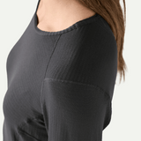 Explore Patagonia Women Capilene® Thermal Weight Crewneck - Black for trail, outdoor & lifestyle use | Liv Activ Singapore