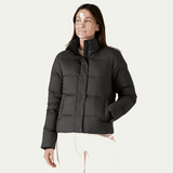 Explore Patagonia Women Silent Down Jacket - Black for trail, outdoor & lifestyle use | Liv Activ Singapore