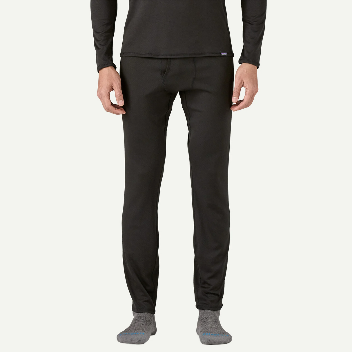 Explore Patagonia Men Capilene® Midweight Bottoms - Black for trail, outdoor & lifestyle use | Liv Activ Singapore