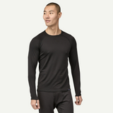 Explore Patagonia Men Capilene® Midweight Crewneck - Black for trail, outdoor & lifestyle use | Liv Activ Singapore