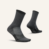 Explore Feetures Trail Max Cushion Mini Crew - Gray for trail, outdoor & lifestyle use | Liv Activ Singapore