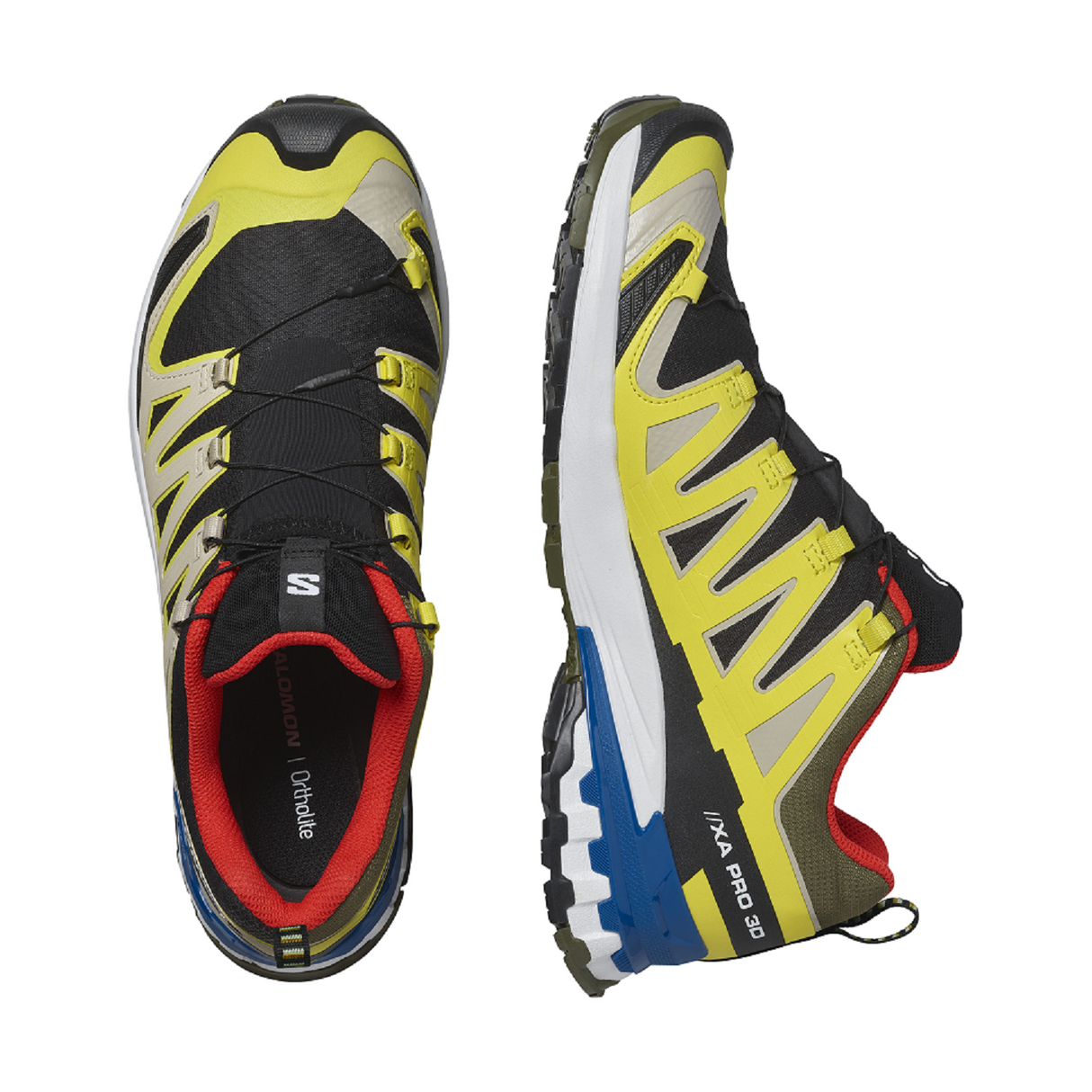 Salomon Men XA Pro 3D V9 GTX - Black / Buttercap / Lapis Blue