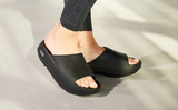 Explore OOFOS Unisex OOahh Plus - Black for trail, outdoor & lifestyle use | Liv Activ Singapore