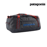 Explore Patagonia Black Hole® Duffel Bag 55L - Smolder Blue w/Amanita Red for trail, outdoor & lifestyle use | Liv Activ Singapore