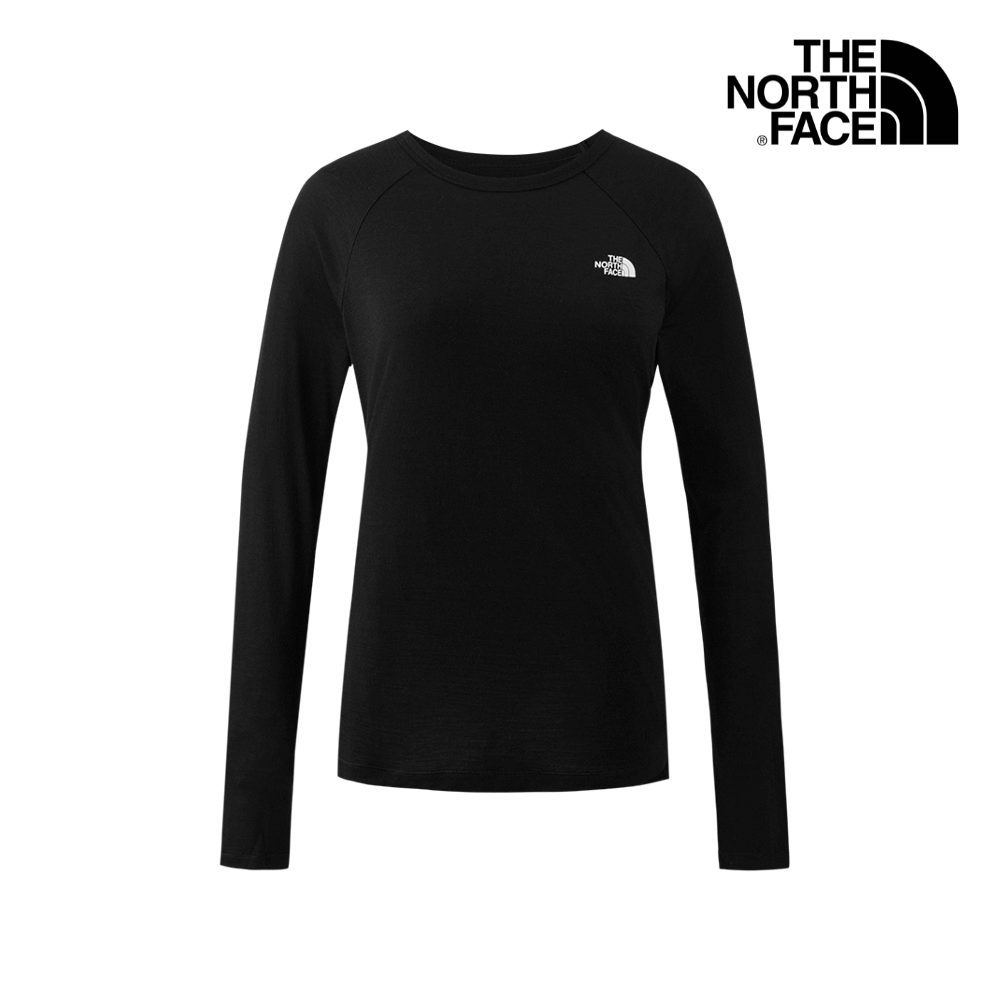 The North Face Women Misty Merino Wool LS Tee - AP TNF Black