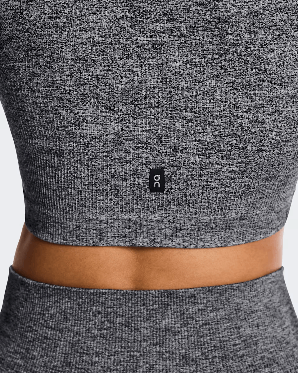 Explore On Women Studio Knit Crop - Graphite / Heather for trail, outdoor & lifestyle use | Liv Activ Singapore