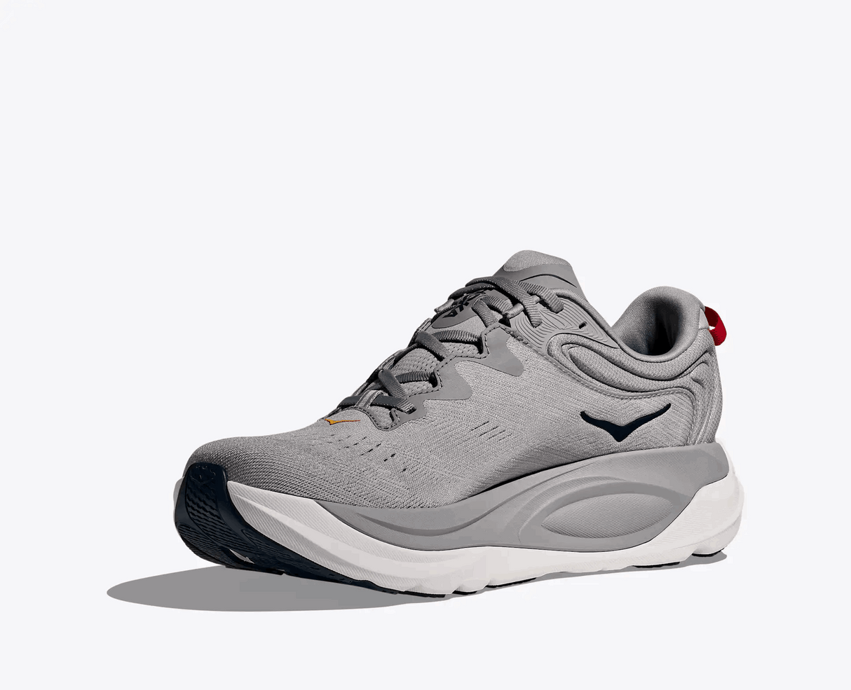 Explore HOKA Men Gaviota 6 Wide - Stellar Grey / Stardust for trail, outdoor & lifestyle use | Liv Activ Singapore