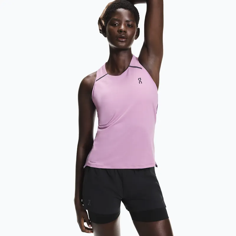 Explore On Women Performance Tank - Sakura / Dewberry for trail, outdoor & lifestyle use | Liv Activ Singapore