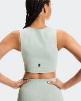 On Women Studio Knit Crop -  Mineral / Heather