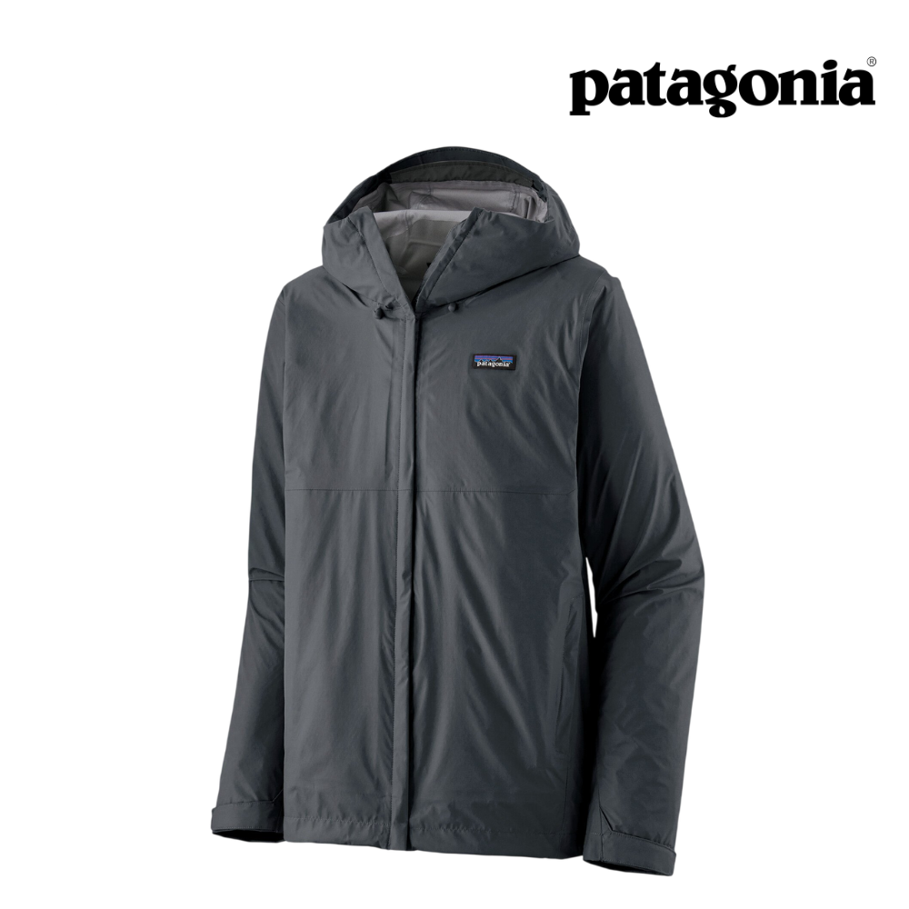 Patagonia Men Torrentshell 3L Rain Jacket - Smolder Blue – Liv Activ