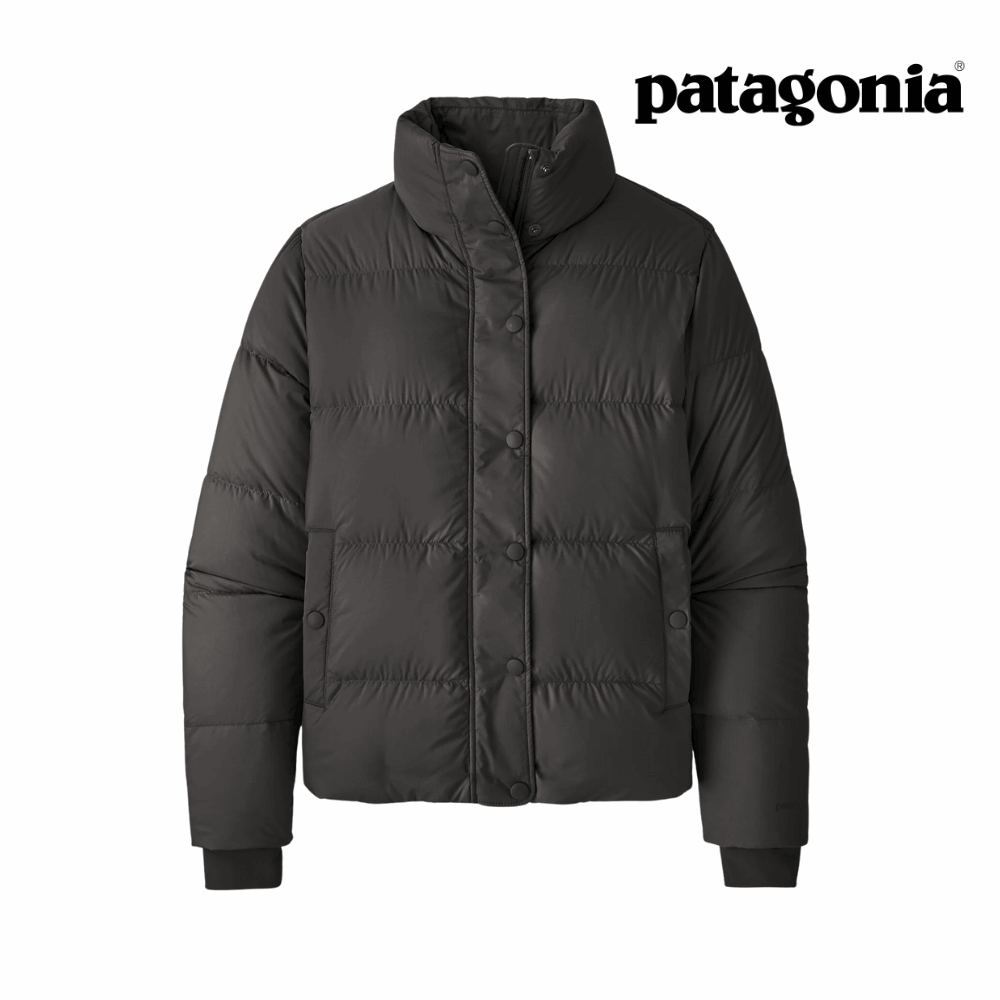 Explore Patagonia Women Silent Down Jacket - Black for trail, outdoor & lifestyle use | Liv Activ Singapore