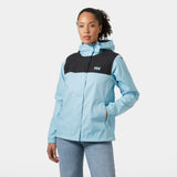 Helly Hansen Women Vancouver Rain Jacket - Light Cyan