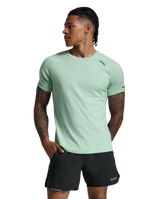 2XU Men Aero Tee - Digital Mint / Black Reflective