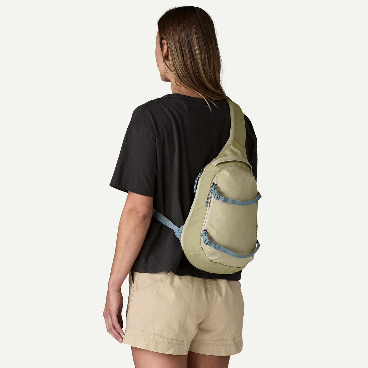 Explore Patagonia Atom Sling Bag 8L - Weathered Stone for trail, outdoor & lifestyle use | Liv Activ Singapore