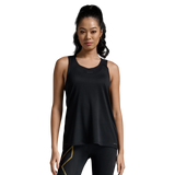 2XU Women Light Speed Tech Singlet - Black / Black Reflective