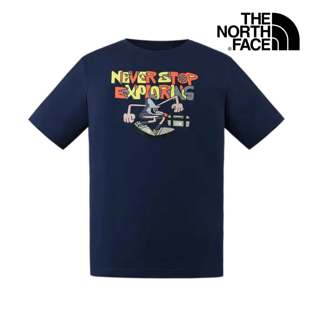 The North Face Unisex TDC Camp Duffel II SS Tee Graphic - AP Summit Navy