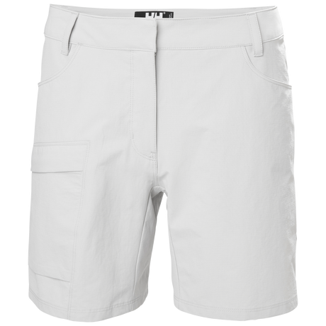Explore Helly Hansen Women QD Cargo Shorts - Grey Fog for trail, outdoor & lifestyle use | Liv Activ Singapore