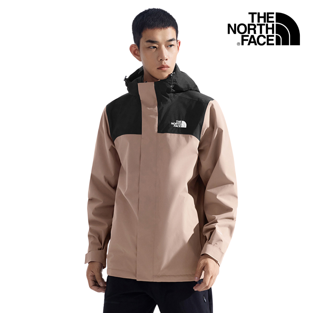 The North Face Men Sangro Dryvent Jacket AP Mocha Brown TNF Black