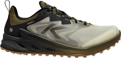 Explore KEEN Men Zionic NXT Waterproof Hiking Shoe - Abbey Stone / Dark Olive for trail, outdoor & lifestyle use | Liv Activ Singapore