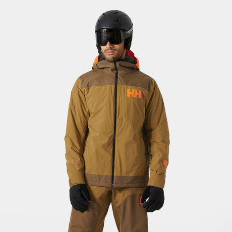 Helly Hansen Men Powdreamer 2.0 Jacket - Sepia