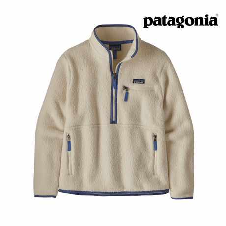 Explore Patagonia Women Retro Pile Fleece Marsupial Pullover - Natural for trail, outdoor & lifestyle use | Liv Activ Singapore