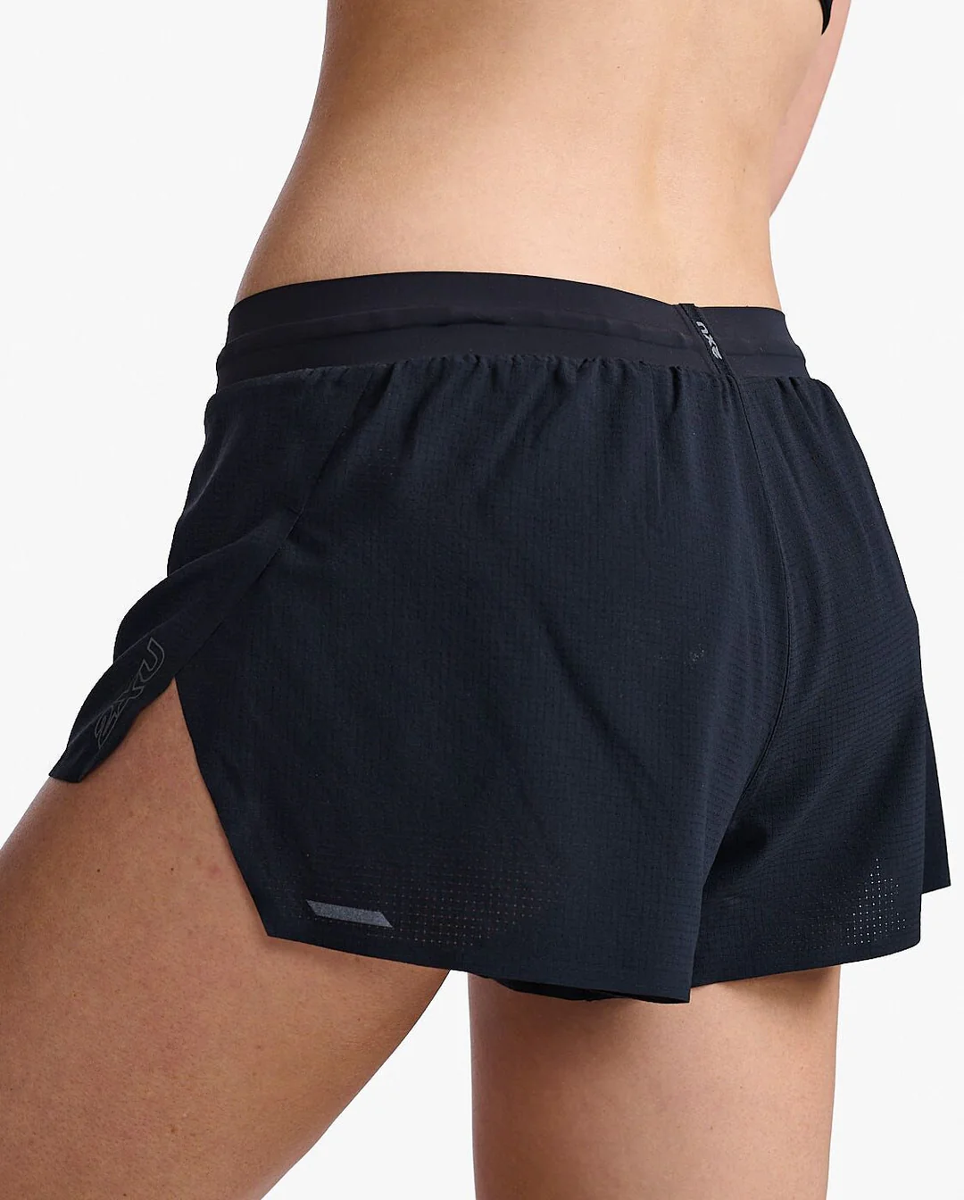 2XU Women Light Speed 3 Inch Short - Black / Black Reflective