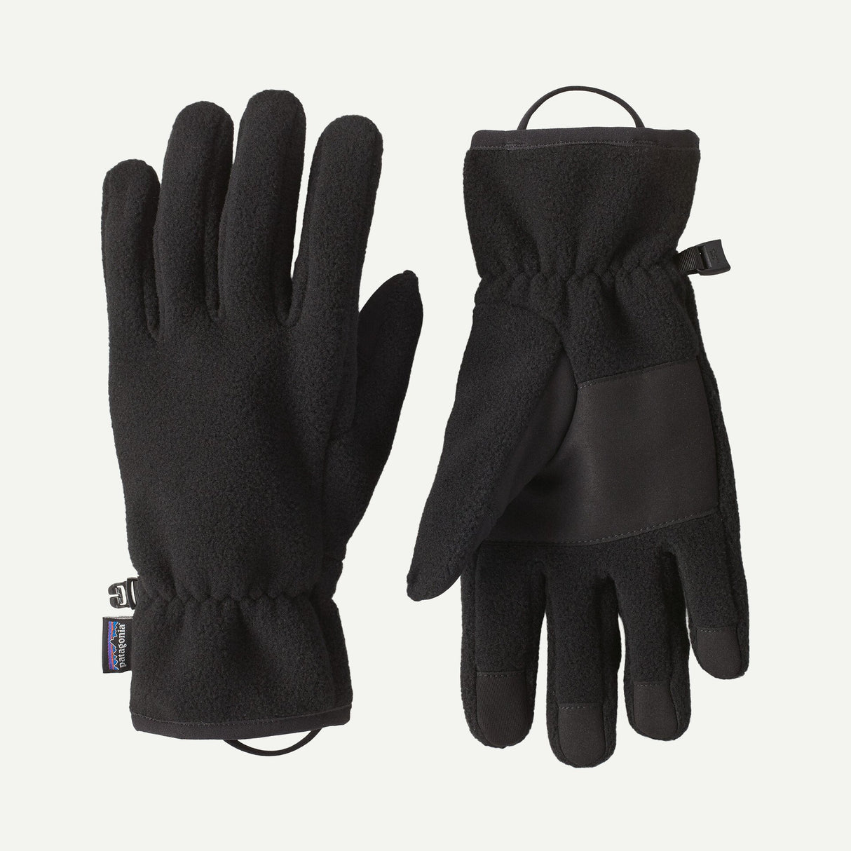 Explore Patagonia Synchilla™ Fleece Gloves - Black Solid for trail, outdoor & lifestyle use | Liv Activ Singapore