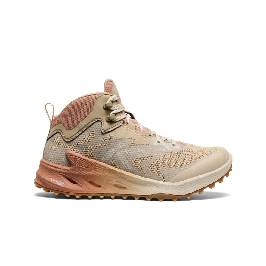 KEEN Women Zionic NXT Mid Waterproof Hiking Shoe - Safari / Cork